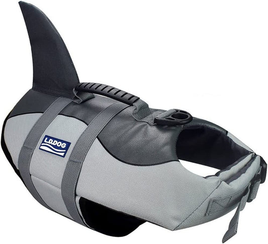 Adjustable Dog Life Jacket for Swimming - Quick-Drying Safety Vest with Handle